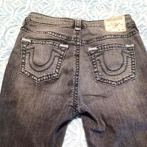 NWT TRUE RELIGION faded black skinny jeans size (Misses) 30   Jeans.